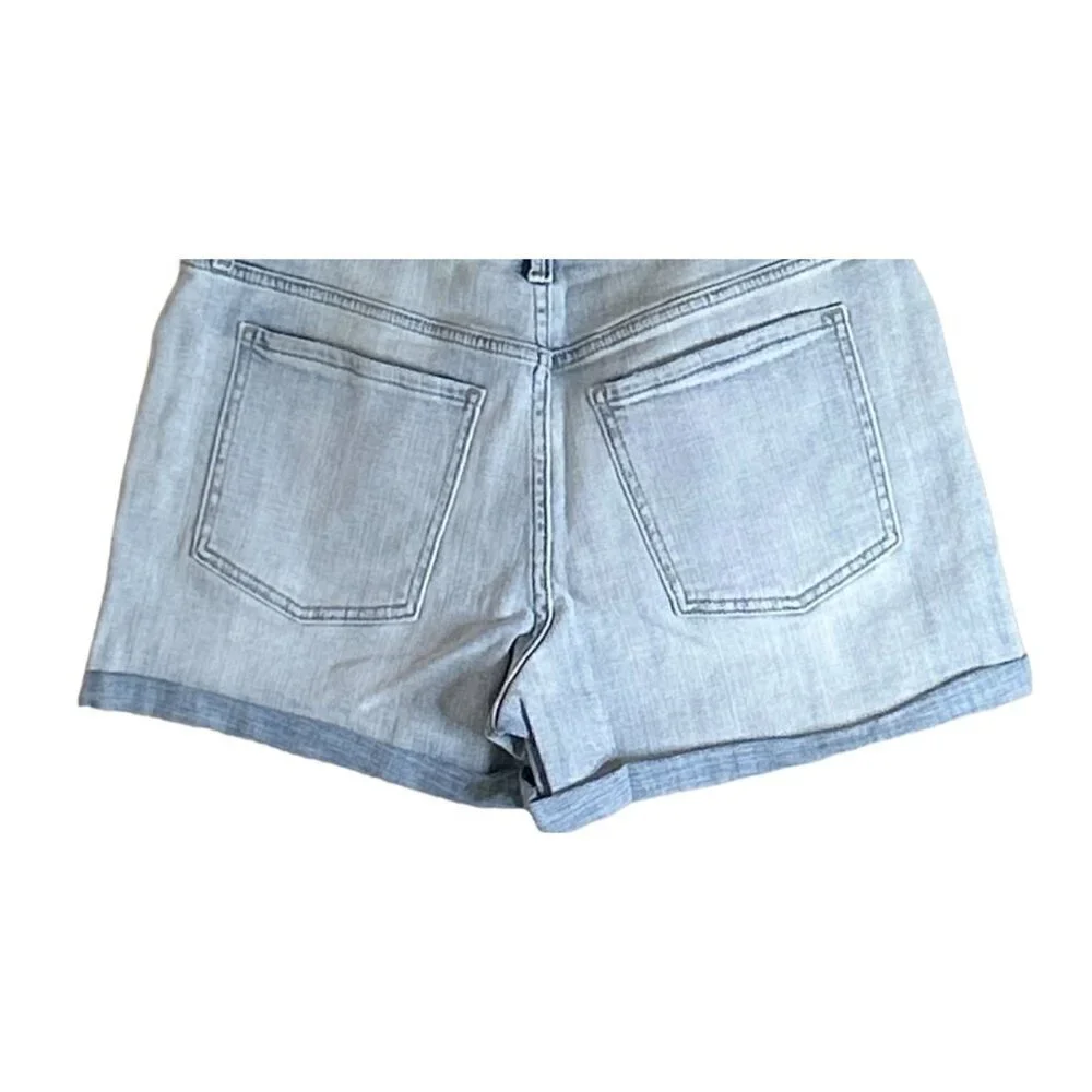 Cosmic Blue Love Women's Jodie Distressed Short Blue Size 30 NWT